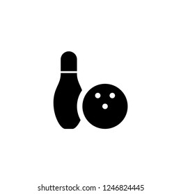 Bowling game icon.