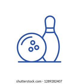 Bowling game icon
