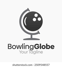 Bowling Globe Logo Design Template. Good for Business, Agency, Community and Organization