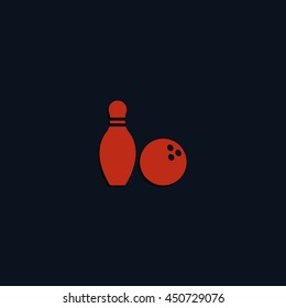 Bowling icon.