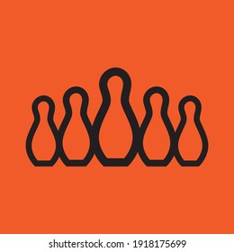 The Bowling Icon Design Concept