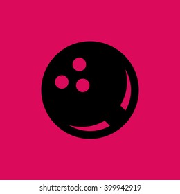 Bowling Icon. Eps-10.