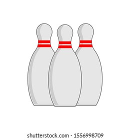 Bowling icon. flat illustration of Bowling vector icon. Bowling sign symbol