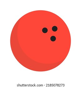 Bowling Icon with Flat Style