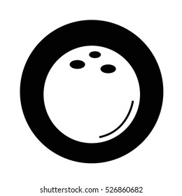 bowling icon illustration design