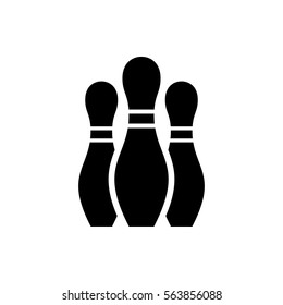 bowling icon illustration isolated vector sign symbol