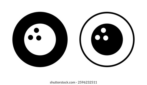 Bowling icon logo design. bowling ball and pin sign and symbol.