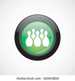 bowling icon, on white background