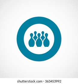 bowling icon, on white background