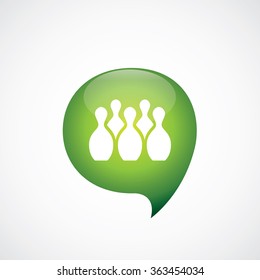 bowling icon, on white background