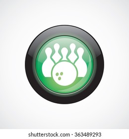 bowling icon, on white background