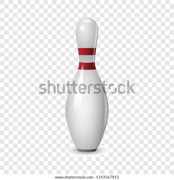 Bowling icon. Realistic
illustration of bowling vector icon for on transparent
background