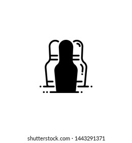 bowling icon sign signifier vector