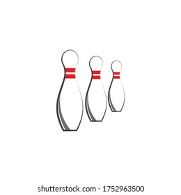 Bowling icon Template vector illustration design