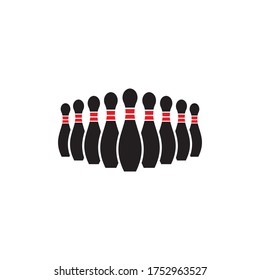 Bowling icon Template vector illustration design