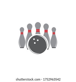 Bowling icon Template vector illustration design