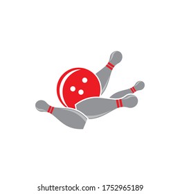 Bowling icon Template vector illustration design