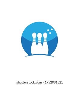 Bowling icon Template vector illustration design