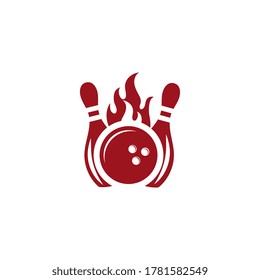 Bowling icon Template vector illustration design
