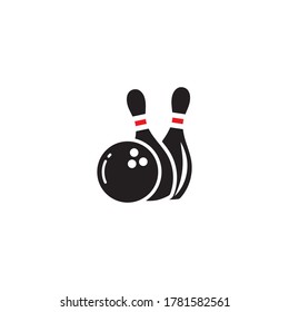 Bowling icon Template vector illustration design