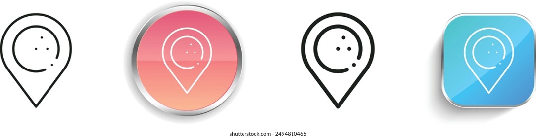 bowling icon. Thin Linear, Regular and Button Style Design Isolated On White Background