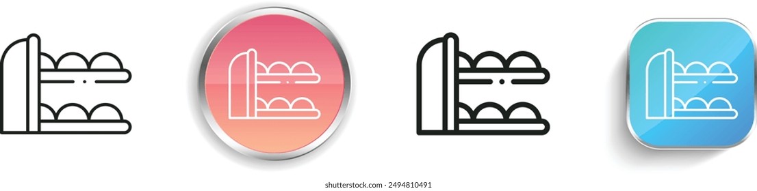 bowling icon. Thin Linear, Regular and Button Style Design Isolated On White Background