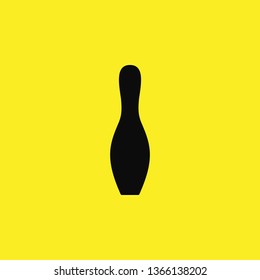 bowling icon vector