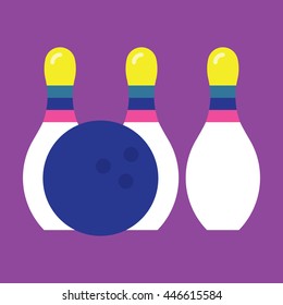 Bowling Icon Vector