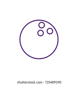 bowling icon vector