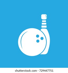 bowling icon vector