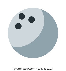 	
Bowling icon. vector bowling ball - sports game icon