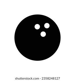 bowling icon vector design template simple and clean