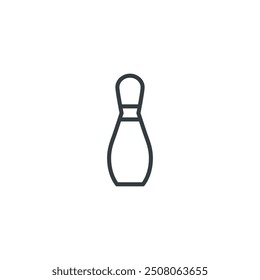 Bowling icon, Bowling vector illustration