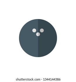 Bowling Icon Vector Illustration in Flat Style for Any Purpose