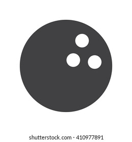 Bowling icon Vector Illustration on the white background.