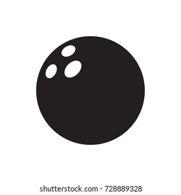 bowling icon vector isolated on white background