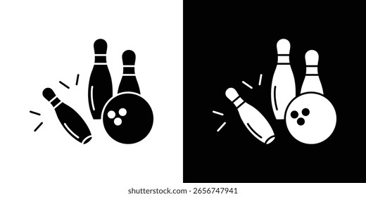 Bowling-Symbol Vektorskalierbare Grafiken