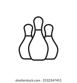 Esquema del conjunto de Vectores de icono de bolos
