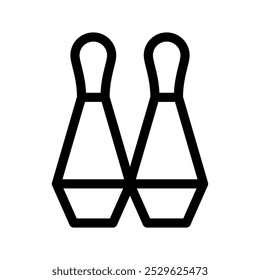 Bowling Icon Vector Symbol Design Illustration