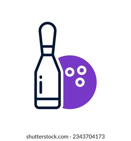 bowling icon for your website, mobile, presentation, and logo design.