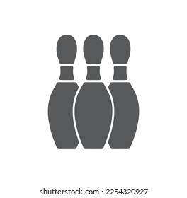 bowling icon,bowling pin icon vector isolated on background