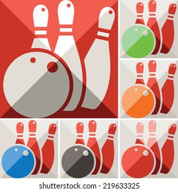 bowling icons
