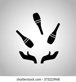 Bowling juggling icon