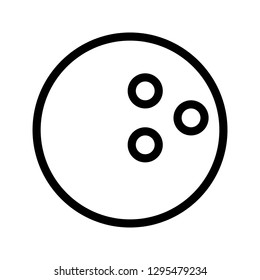 bowling line icon