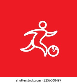 Icono de línea de bolos, plantilla de recursos gráficos, ilustración vectorial.