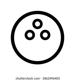 Bowling line style icon vector illustration design