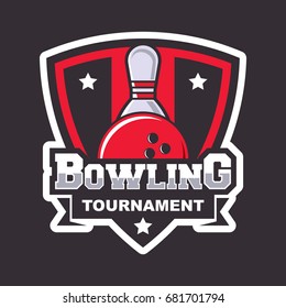 Bowling Logo Design Template