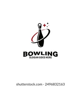 Bowling logo design vector illustration