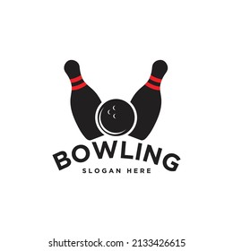Bowling Logo Designs Concept, Vector illustration