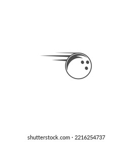 Bowling logo icon design illustration